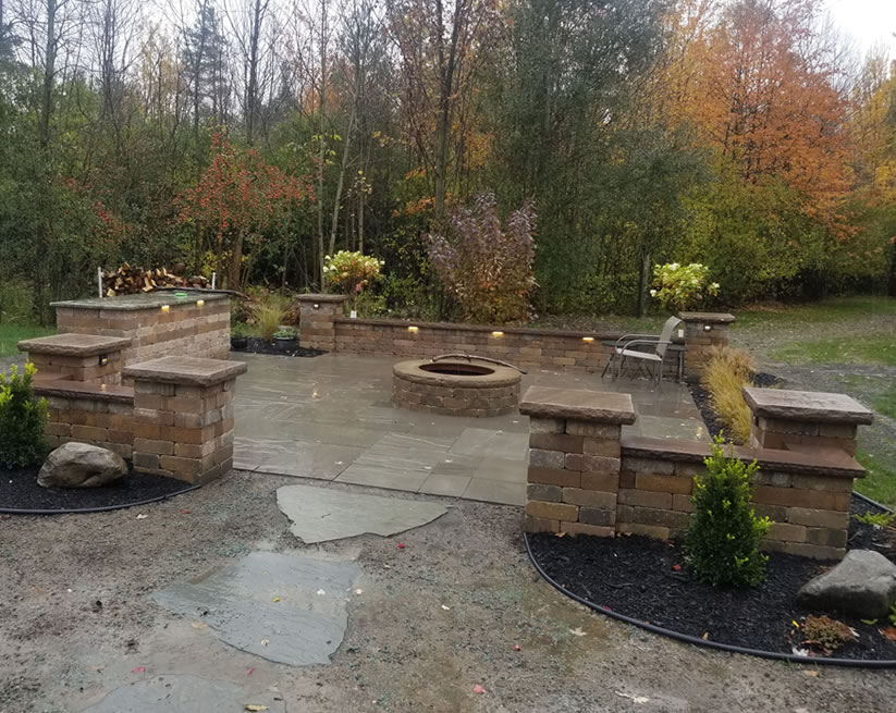 Landscaping Outdoor Fire Area